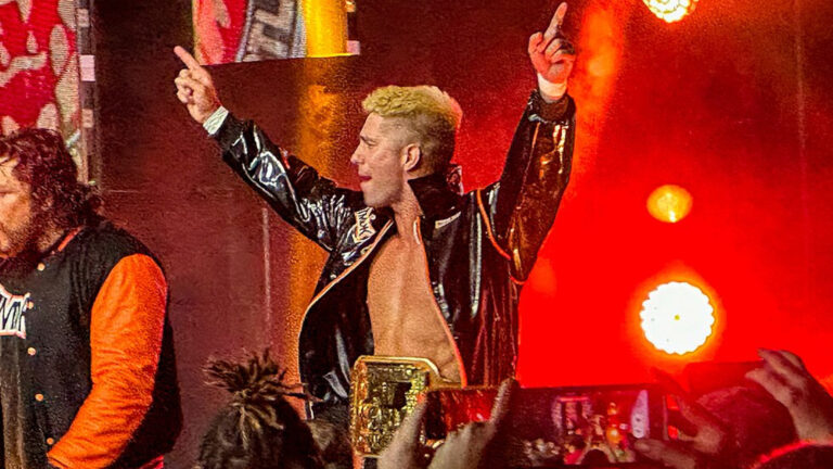 Zack Sabre Jr in New Japan Pro Wrestling, as the IWGP World Heavyweight Champion