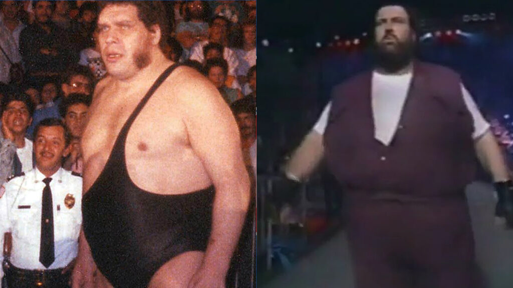 Giant Haystacks was taller than Andre the Giant as a rare photo revealed