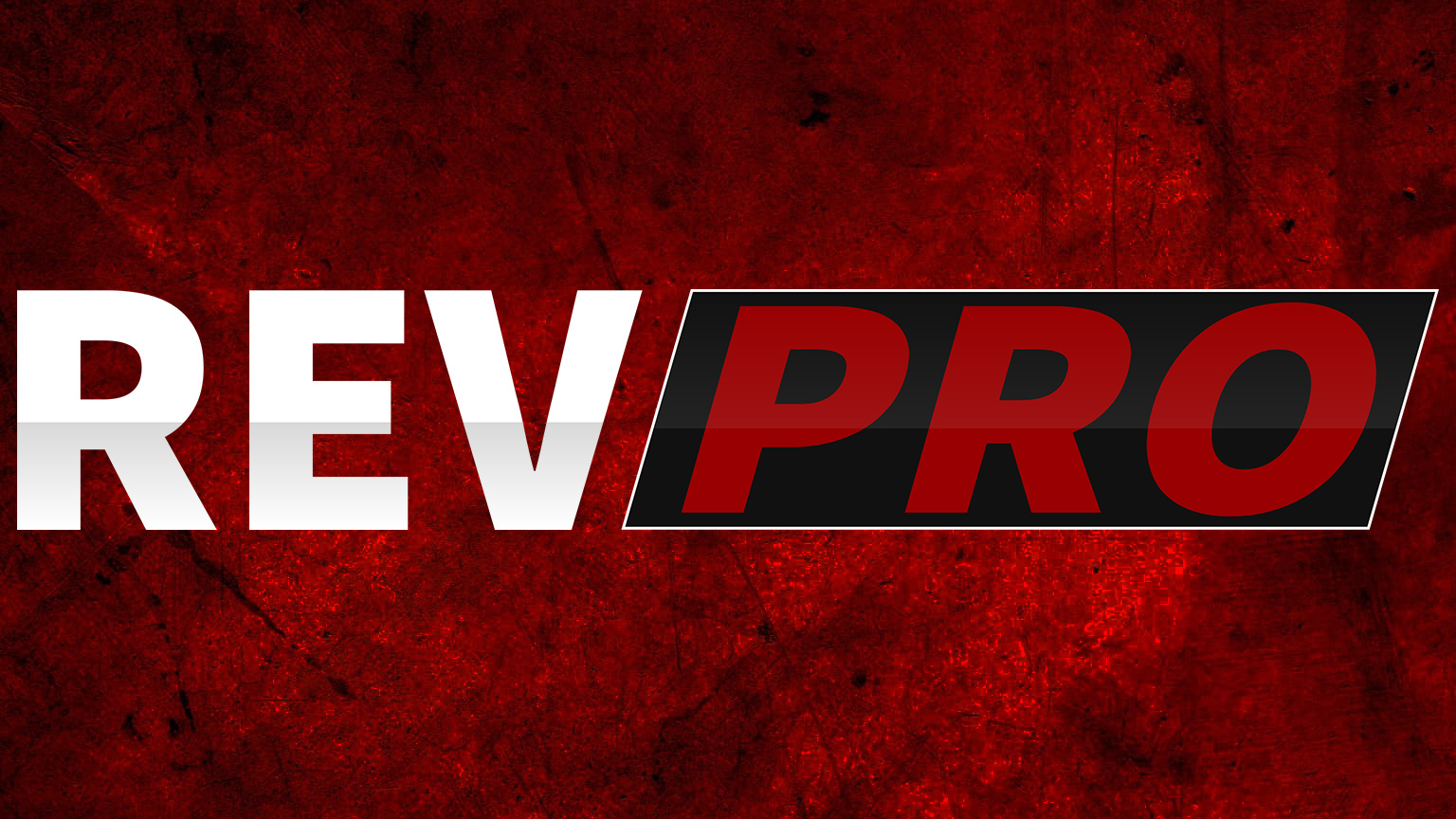 The RevPro logo on a red background