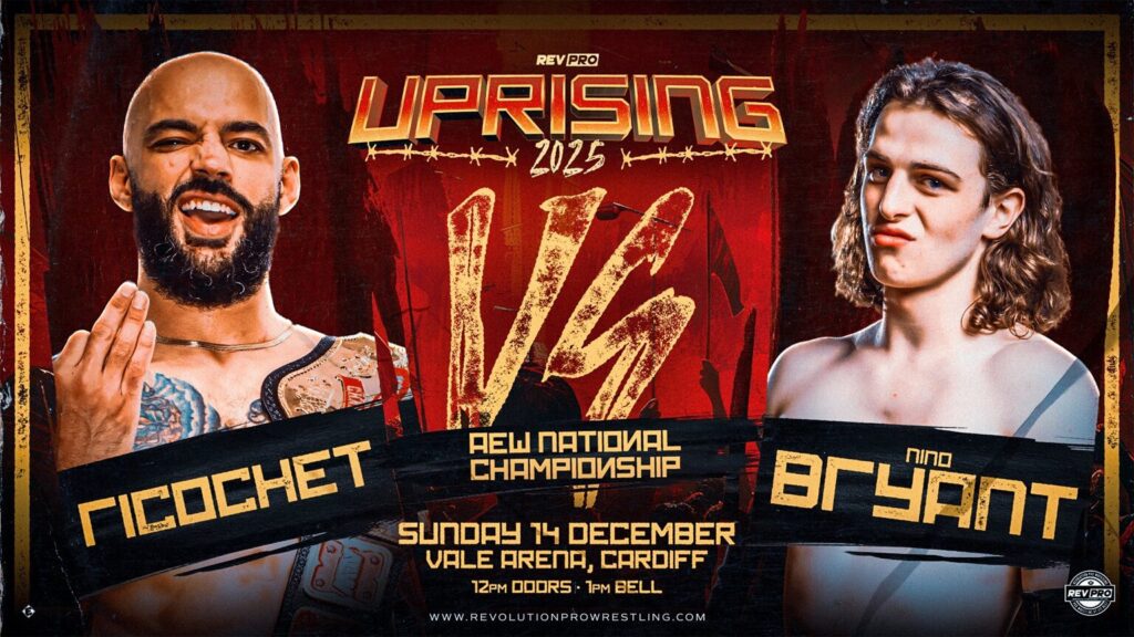 Ricochet returns to RevPro after 9 years away with title match at Uprising in Cardiff